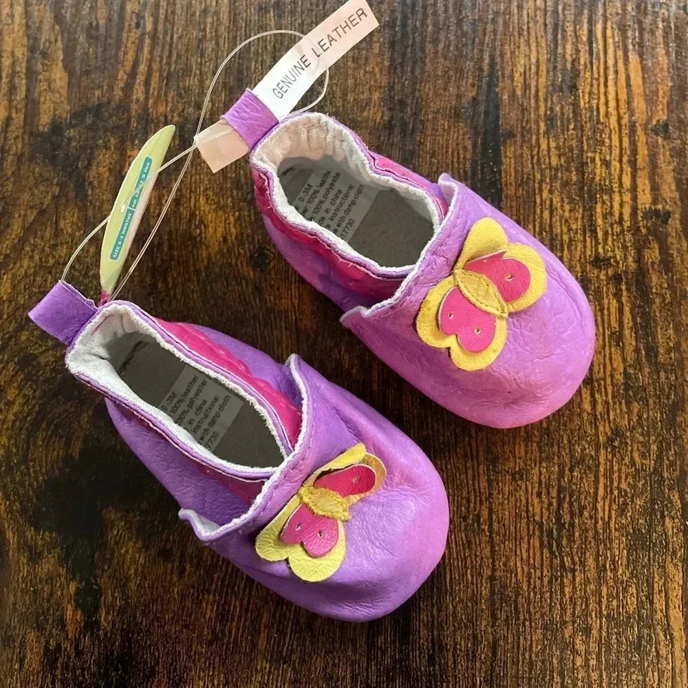 Circo Baby Soft Sole Leather Baby Girl Slip Shoes